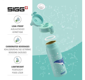 Sigg 6005 Butelka dla Dzieci, Niebieski, 0,6 l  wolne od BPA