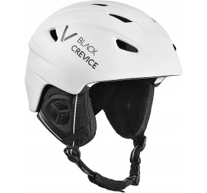 BLACK CREVICE Kask narciarski S 54-55cm Streif biały