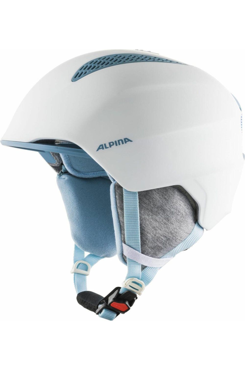 Kask narciarski Alpina Grand JR 54-57cm biały z niebieskim