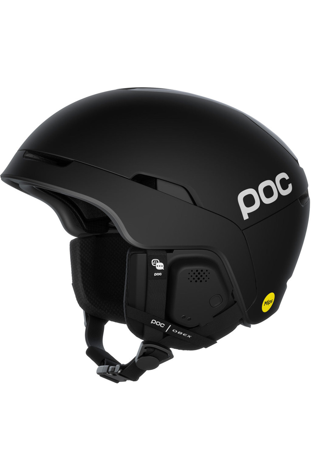 Kask narciarski Poc obex mips 51-54 cm uranium czarny mat