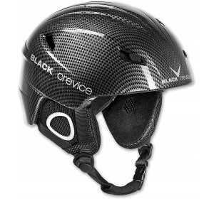 Kask narciarski Black crevice kask narciarski 53-54 cm black carbon kitzbuhel