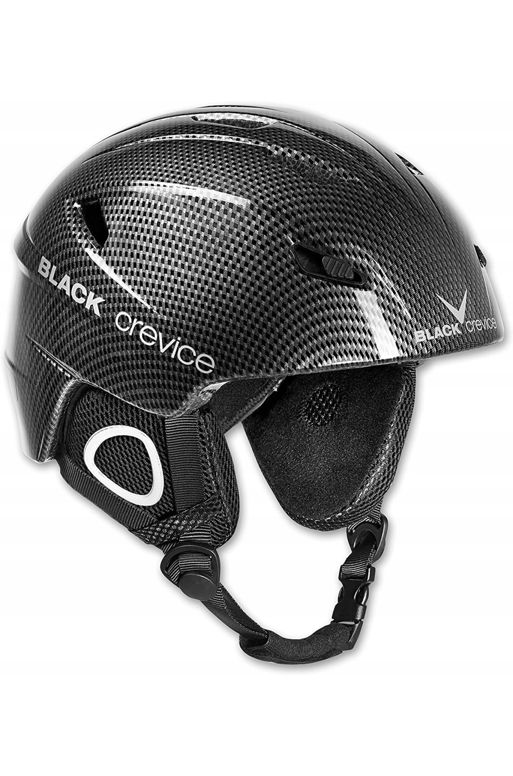 Kask narciarski Black crevice kask narciarski 53-54 cm black carbon kitzbuhel