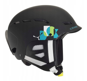 Kask narciarski Cebe Dusk Jr 49-53 cm black name czarny  ABS