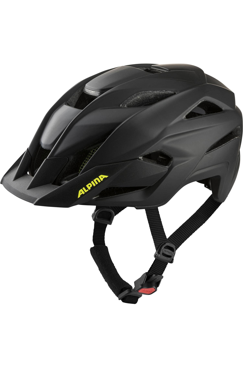 Kask rowerowy Alpina Stan Mips Black Neon Yellow Matt r. 51-55cm