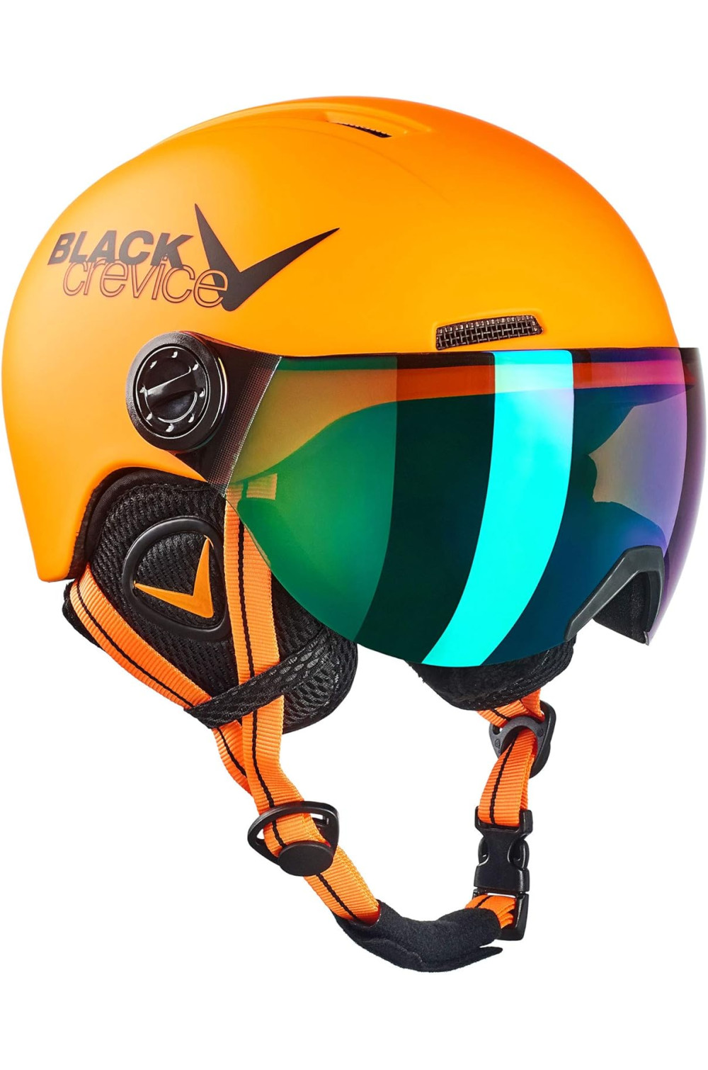 Kask narciarski dzieci młodzieżowy Black Crevice XXS 48-52 cm