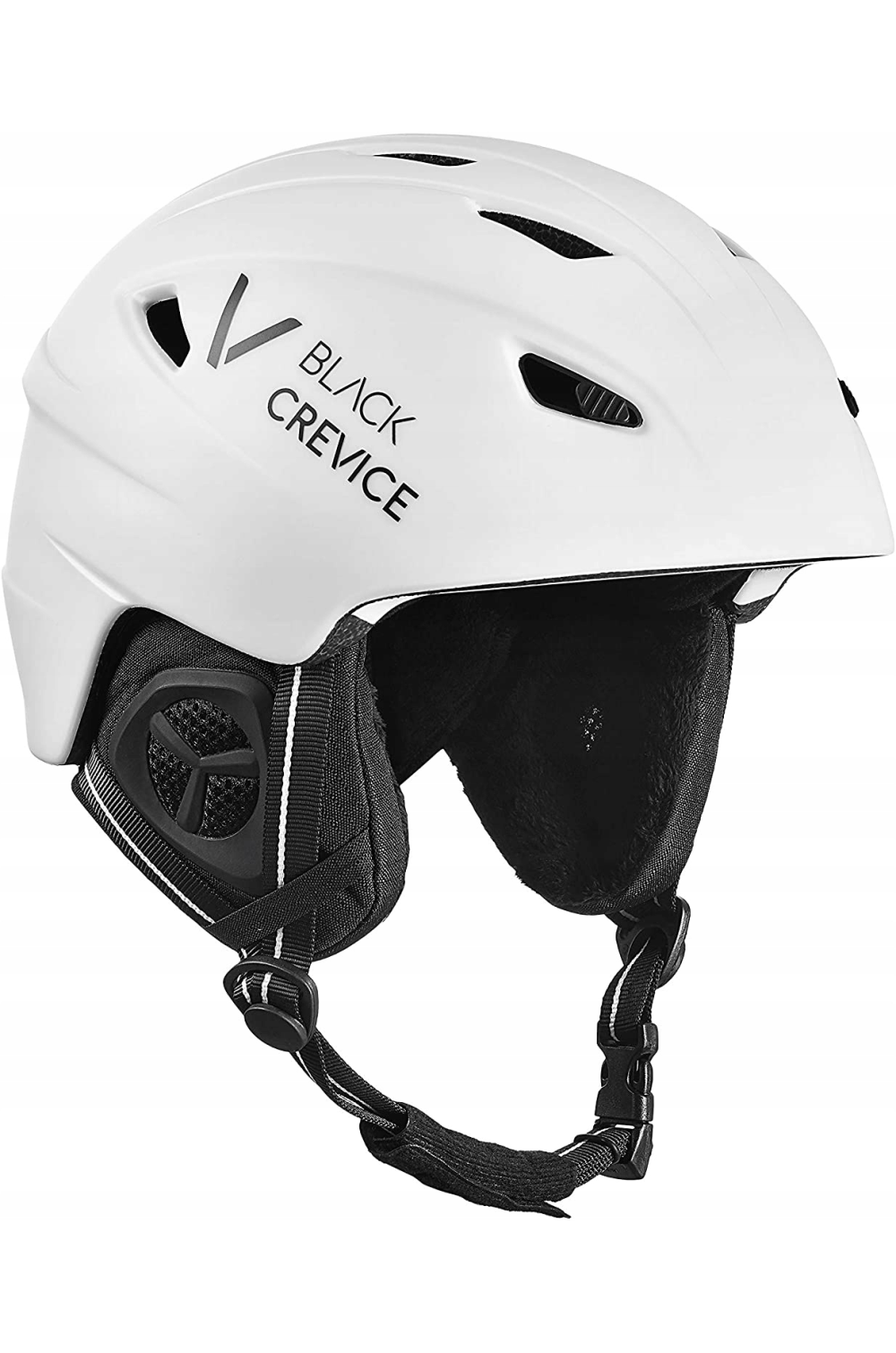 Kask narciarski Black Crevice STREIF biało-czarny r. XXS 49-51cm