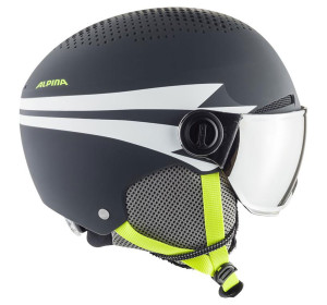 Kask narciarski Alpina zupo visor q-lite 51-55 cm charcoal-neon mat