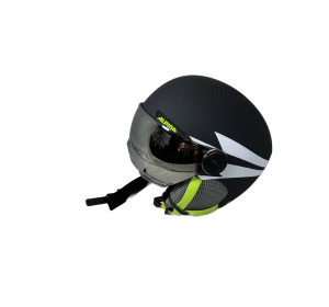 Kask narciarski Alpina zupo visor q-lite 51-55 cm charcoal-neon mat