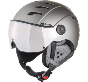 Kask narciarski ALPINA Jump 2.0 QVM, srebrny Matt, M 55-58cm