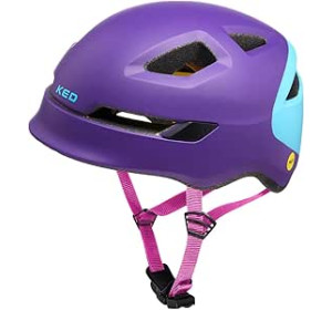 Kask rowerowy KED Unisex Dziecięcy POP , Fioletowy , M (52-56cm)