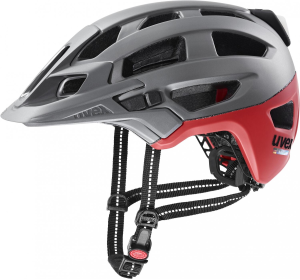 Kask rowerowy Uvex Finale light 2.0 52-57cm szaro-czarwony