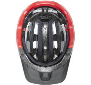 Kask rowerowy Uvex Finale light 2.0 52-57cm szaro-czarwony