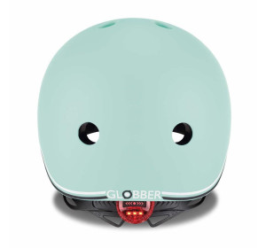 Kask rowerowy Globber go light dziecięcy 45-51cm pastel green LED