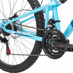 Rower Górski Damski Huffy Marker 26" MTB 21 Biegów Shimano Niebieski