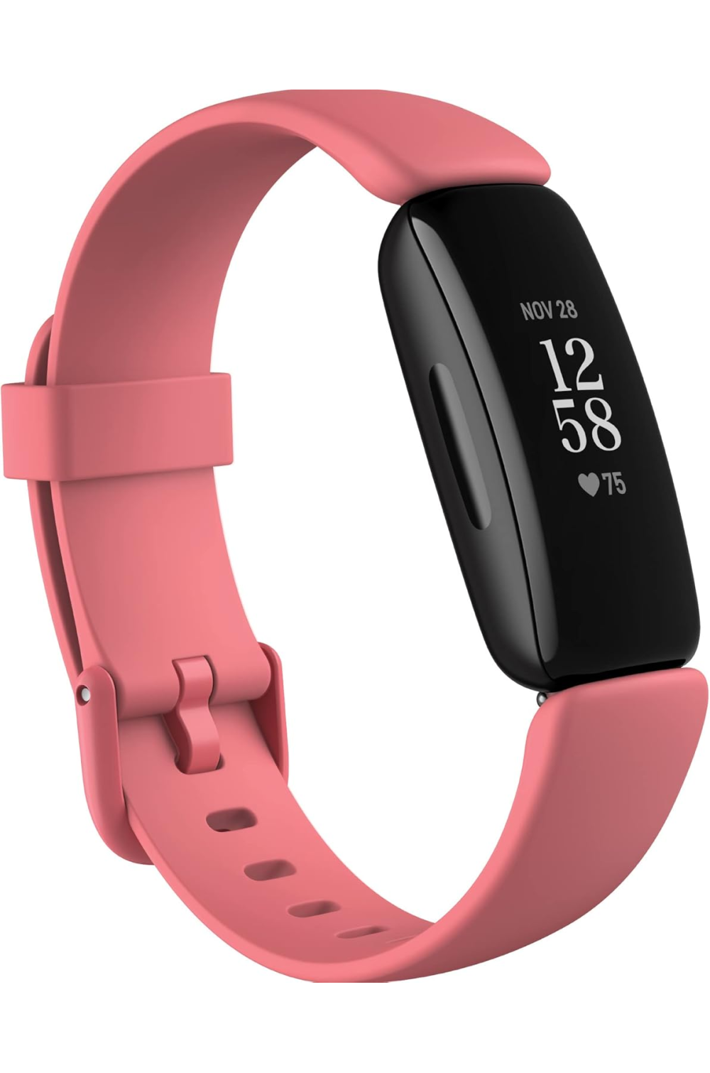 Fitbit Inspire 2 - różowy, tracker zdrowia, baterii aż do10 dni, paski S L