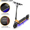 Hulajnoga elektryczna Hikerboy Foxtrot Plus 500W RGB 40km Mocna Silver