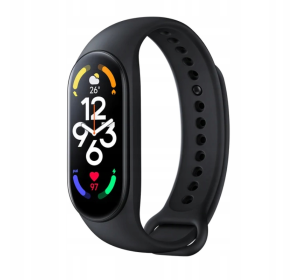 Xiaomi Smart Band 7, L, Czarny, Sportowy tracker aktywności, 110 ćwiczeń