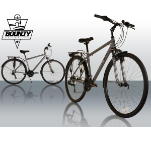 Rower męski trekkingowy lekki BOUNTY COUNTRY 29" Shimano RAMA 45CM srebrny