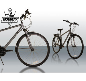 Rower męski trekkingowy lekki BOUNTY COUNTRY 29" Shimano RAMA 45CM srebrny