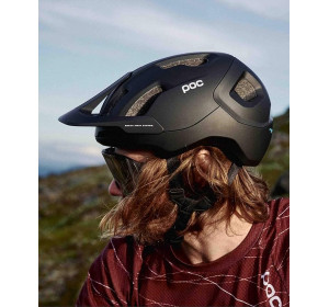 Kask rowerowy Poc Axion spin M-L 55-58 cm uranium czarny matt