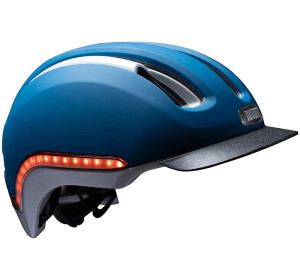 Kask rowerowy nutcase vio 59-62cm navy Niebieski  LED MIPS