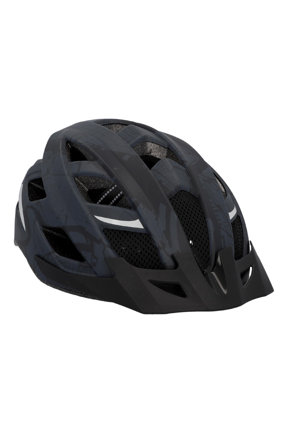 Kask rowerowy FISCHER Urban Plus Brooklyn, L/XL 58-61 cm czarno-szary matt