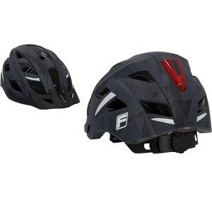 Kask rowerowy FISCHER Urban Plus Brooklyn, L/XL 58-61 cm czarno-szary matt