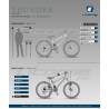 Rower Licorne RS Thunder 24 cale czarno-czerwony