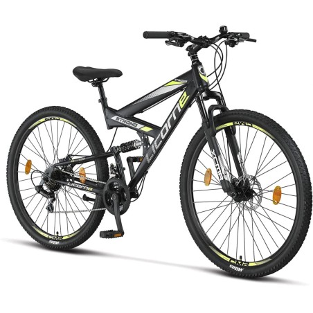 Rower MTB Licorne Strong XC 2d 29 cali czarny / zielony