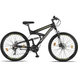 Rower MTB Licorne Strong XC 2d 29 cali czarny / zielony