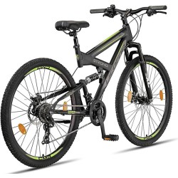 Rower MTB Licorne Strong XC 2d 29 cali czarny / zielony