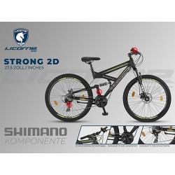 Rower MTB Licorne Strong XC 2d 29 cali czarny / zielony