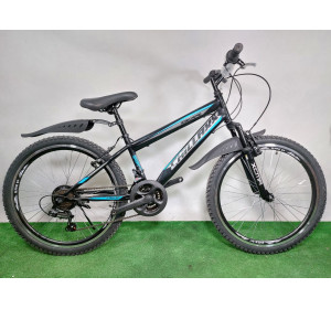 Rower górski MTB Chillaxx ESCAPE 24" rama 33cm biegów 21 czarno-niebieski