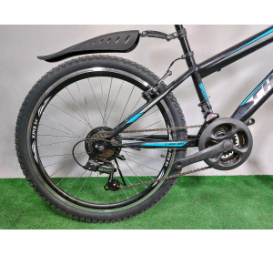 Rower górski MTB Chillaxx ESCAPE 24" rama 33cm biegów 21 czarno-niebieski