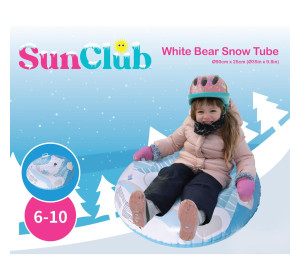 ŚLIZG SANKI DMUCHANE POLAR BEAR TUBE 90x25CM