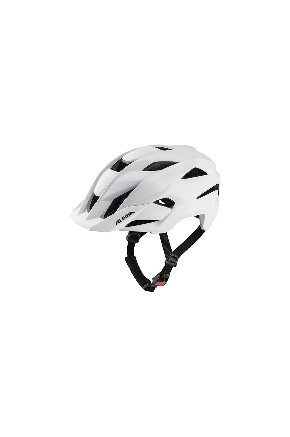 ALPINA Unisex - Dorośli, KAMLOOP Kask rowerowy, white matt, 55-59 cm