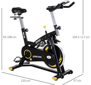 Rower stacjonarny spinningowy Homcom A90-198 10 kg do 120kg