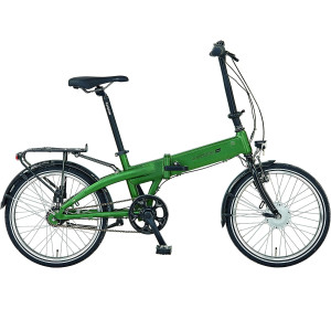 Prophete rower składany elektryczny URBANICER 22.ESU.10 City E-Bike 20" zielony mat