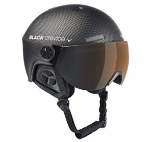 Kask Narciarski Black Crevice Gstaad roz. 54-57 carbon/visor orange