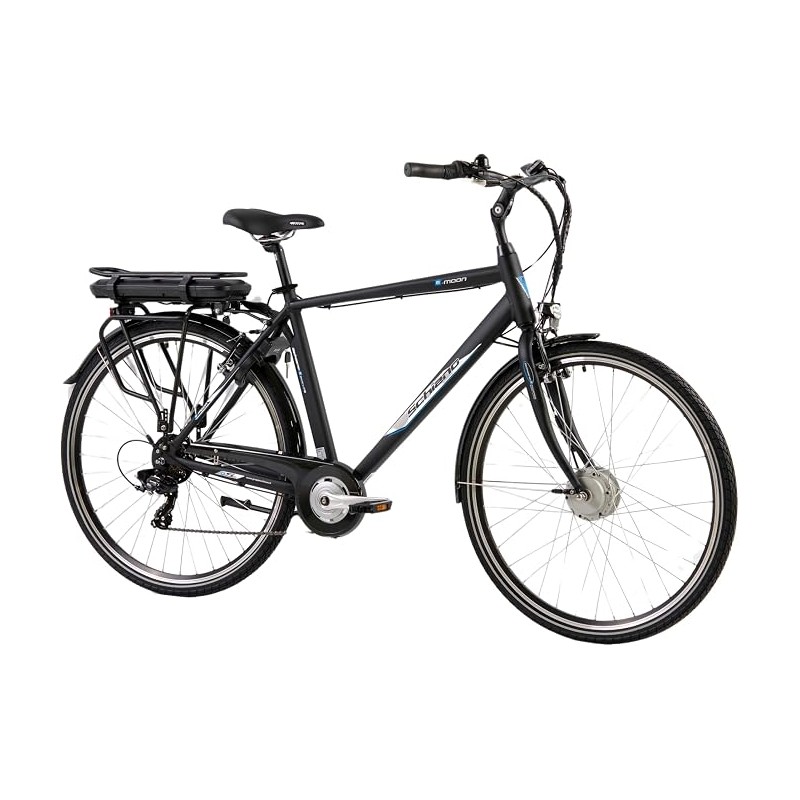 Rower elektryczny trekingowy F.lli Schiano E-Moon 28", 36V 13Ah Czarny