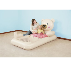 Materac welurowy miś Bestway 188 x 109 x 89 cm