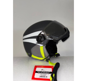 Kask narciarski Alpina zupo visor q-lite 51-55 cm charcoal-neon mat