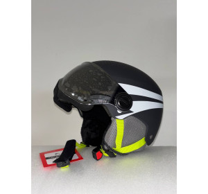 Kask narciarski Alpina zupo visor q-lite 51-55 cm charcoal-neon mat