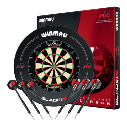Tarcza do darta Winmau Blade 6 Triple Core Zestaw PDC Ring osłona i 6 lotek