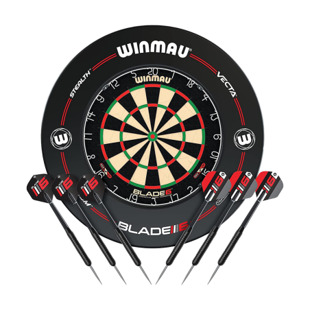 Zestaw do Darta Winmau Blade 6 Set Osłona Blade 6 Surround 2x zestaw lotek