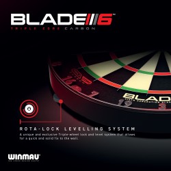Tarcza do darta Winmau Blade 6 Triple Core Zestaw PDC Ring osłona i 6 lotek