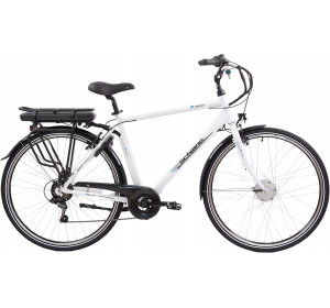 Rower elektryczny Schiano E-Moon biały 28" Męski Trekkingowy 13 Ah