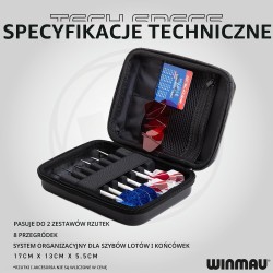 ETUI NA DARTA WINMAU ARMOR G2 DARTWALLET HARDCASE CZARNY