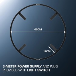Oświetlenie do tarczy darta Target CORONA Vision LED System 360°