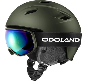 Kask narciarski Odoland z wizjerem czarny roz. S